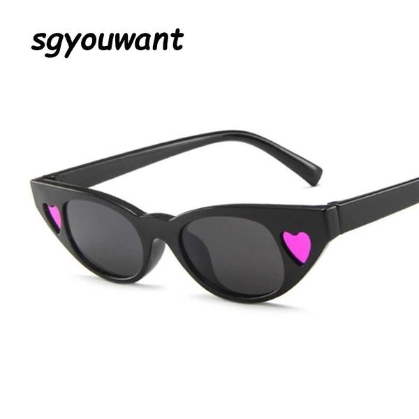 sunglasses sgyouwant fashion cat eye women small love vintage sun glasses for ladies retro brand designer color lens, White;black
sunglasses sgyouwant fashion cat eye women small love vintage sun glasses for ladies retro brand designer color lens, White;black