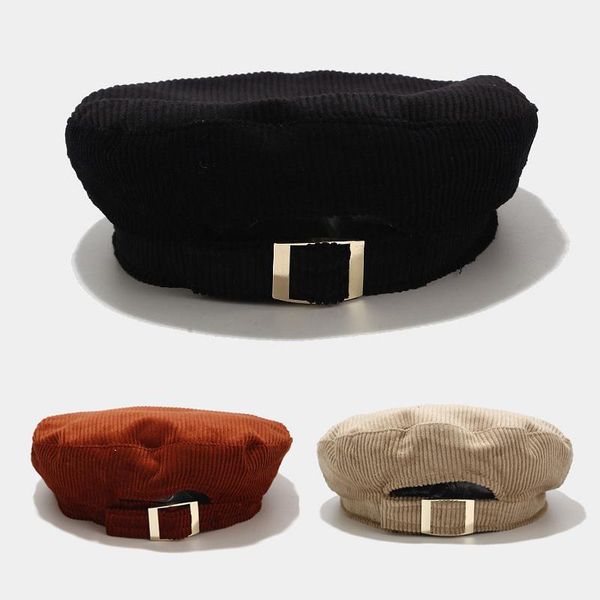 berets corduroy beret hat women winter autumn solid vintage painter sboy hats french girls ladies warm bonnet beanies cap adjustable, Blue;gray
berets corduroy beret hat women winter autumn solid vintage painter sboy hats french girls ladies warm bonnet beanies cap adjustable, Blue;gray