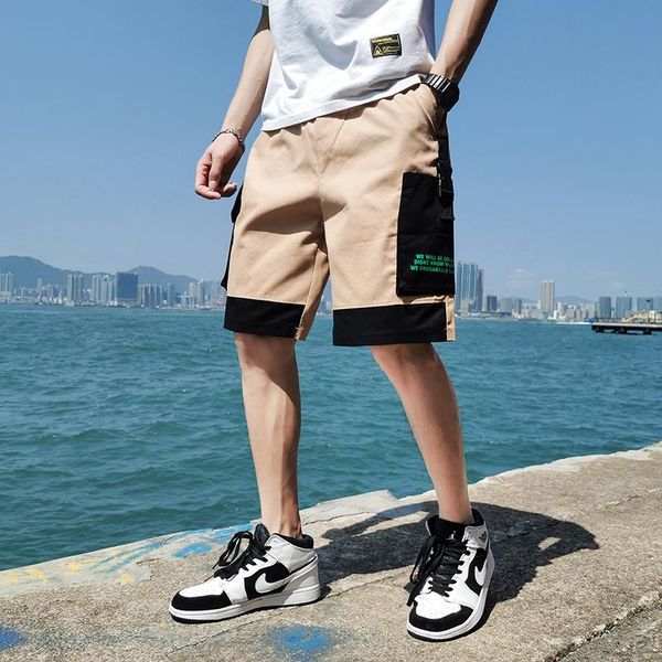 men's shorts 2021 summer korean campus students seascape tooling trend loose cotton sports street casual, White;black
men's shorts 2021 summer korean campus students seascape tooling trend loose cotton sports street casual, White;black