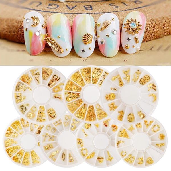 nail art decorations 1 box gold metal hollow mixed designs diy nails studs riverts manicure accessories wheel, Silver;gold
nail art decorations 1 box gold metal hollow mixed designs diy nails studs riverts manicure accessories wheel, Silver;gold