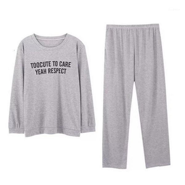 2020 spring new men pajamas sets casual long sleeve o neck thin loose pajamas for men printed sleepwears suits homewears1, White;black
2020 spring new men pajamas sets casual long sleeve o neck thin loose pajamas for men printed sleepwears suits homewears1, White;black