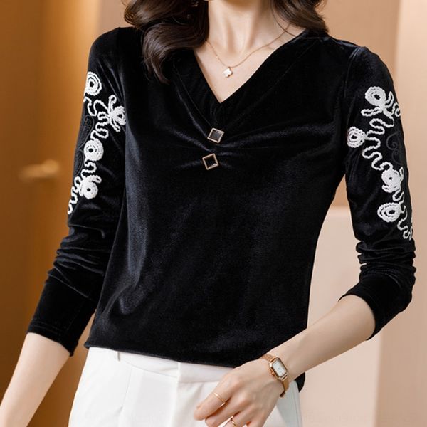 muyq7 2020 autumn new bottomed t-shirt slim fit versatile v-neck printed velvet long t-shirt korean sleeve for women qkfgj, White
muyq7 2020 autumn new bottomed t-shirt slim fit versatile v-neck printed velvet long t-shirt korean sleeve for women qkfgj, White