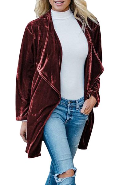 autumn and winter new european and american womens clothing cardigan coat gold velvet mid-length trench coat for women, Tan;black
autumn and winter new european and american womens clothing cardigan coat gold velvet mid-length trench coat for women, Tan;black