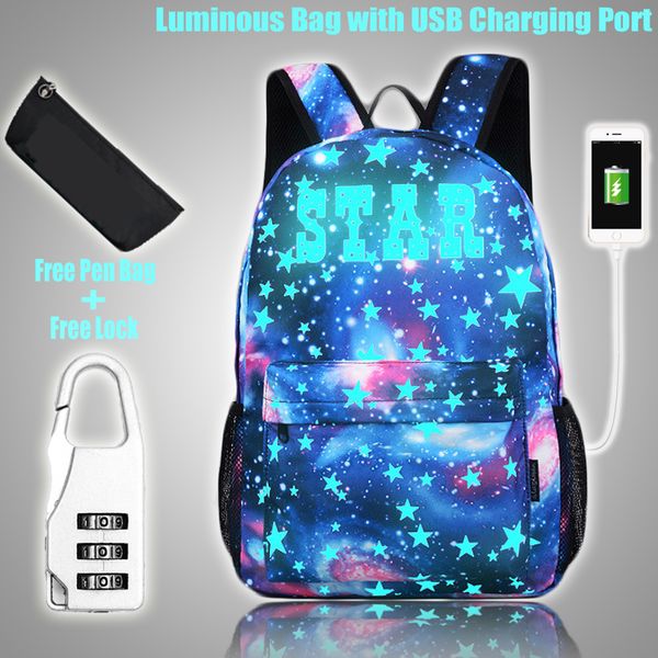 luminous student school bag lapbackpack for boy girl daypack with usb charging port anti-theft lock for camping travel c1019
luminous student school bag lapbackpack for boy girl daypack with usb charging port anti-theft lock for camping travel c1019