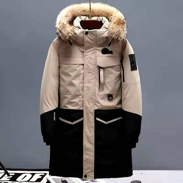 new mens fashion parka advanced fabric thick down winter keep warm jacket coat men down jacket tooling mid-length winter coat, Black
new mens fashion parka advanced fabric thick down winter keep warm jacket coat men down jacket tooling mid-length winter coat, Black