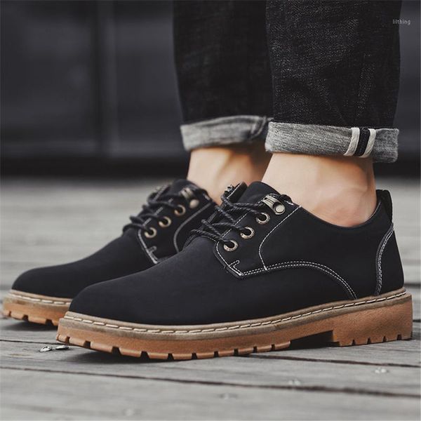 2019 fashion men casual leather shoes men casuals leather shoes work safety winter waterproof lace-up ankle boots1, Black
2019 fashion men casual leather shoes men casuals leather shoes work safety winter waterproof lace-up ankle boots1, Black