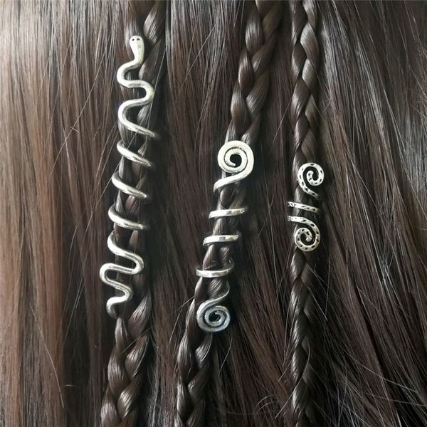 viking spiral charms beads for hair braids for beard hair beads jewelry vintage women girl hairpin clips accessories, Golden;silver
viking spiral charms beads for hair braids for beard hair beads jewelry vintage women girl hairpin clips accessories, Golden;silver