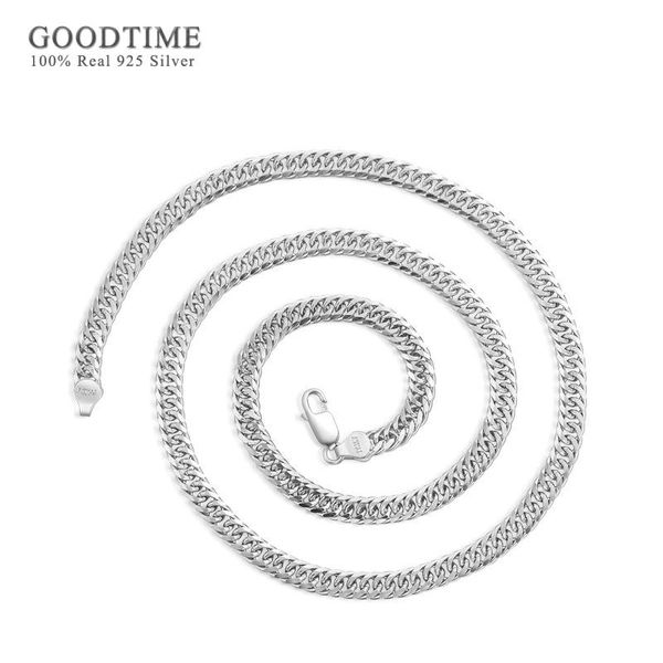 fashion pure 925 sterling silver chain for men jewelry genuine silver necklaces hip-hop male double buckle chain 4mm/5mm/6mm
fashion pure 925 sterling silver chain for men jewelry genuine silver necklaces hip-hop male double buckle chain 4mm/5mm/6mm