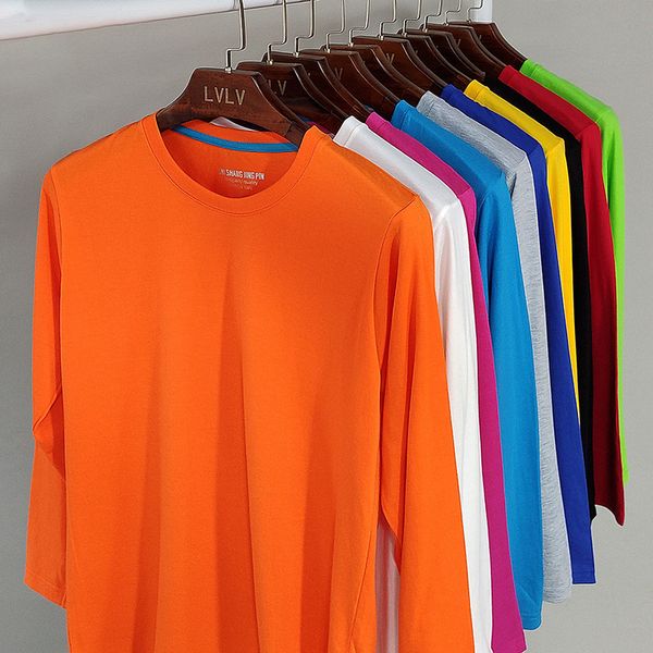 100% cotton men's t shirt solid color casual loose long sleeve o neck basic autumn tees, Black;white
100% cotton men's t shirt solid color casual loose long sleeve o neck basic autumn tees, Black;white