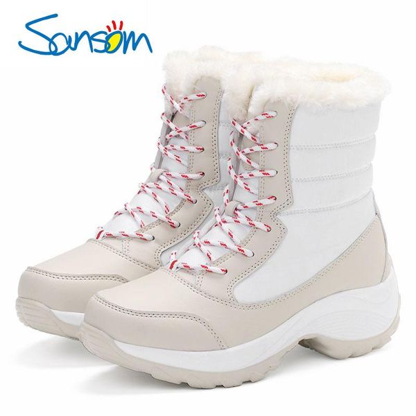 classic comfort women boots waterproof winter shoes women snow boots platform keep warm wedges ankle winter botas mujer, Black
classic comfort women boots waterproof winter shoes women snow boots platform keep warm wedges ankle winter botas mujer, Black