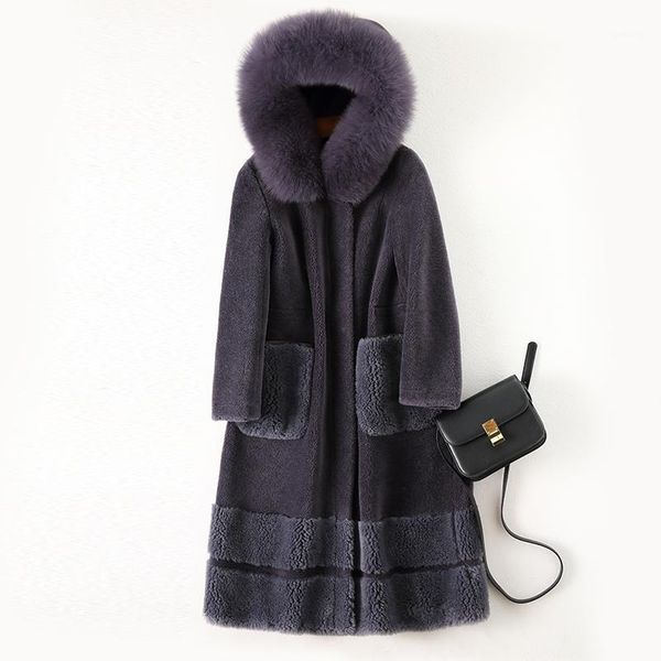 sheep sheared coat female long section 2020 new fur hooded one haining fur wool coat jacket1, Black
sheep sheared coat female long section 2020 new fur hooded one haining fur wool coat jacket1, Black