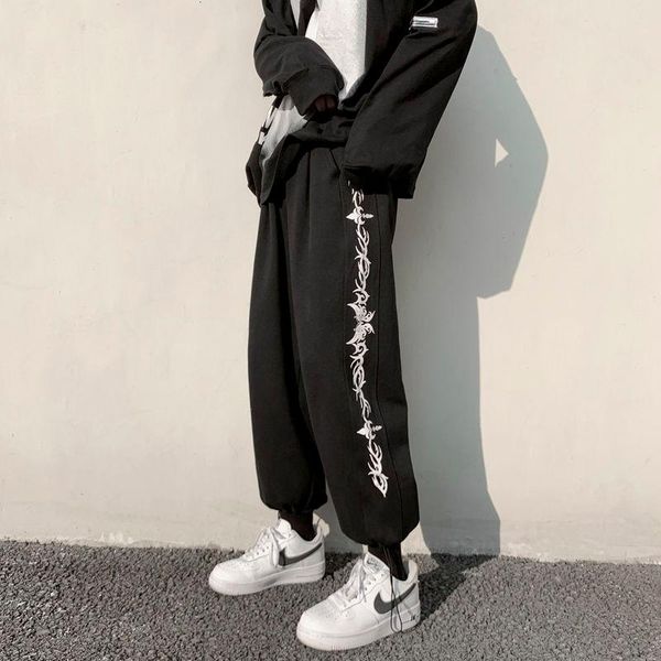 2021 spring and autumn new splicing korean cropped jeans men's loose straight pants sport joggers hip hop, Black
2021 spring and autumn new splicing korean cropped jeans men's loose straight pants sport joggers hip hop, Black