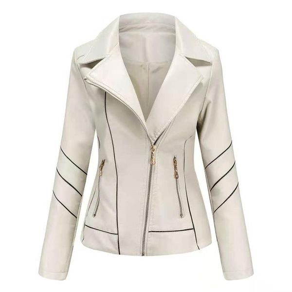 2020 new european and american women's leather jacket casual fashion versatile autumn and winter coat, Black;brown
2020 new european and american women's leather jacket casual fashion versatile autumn and winter coat, Black;brown