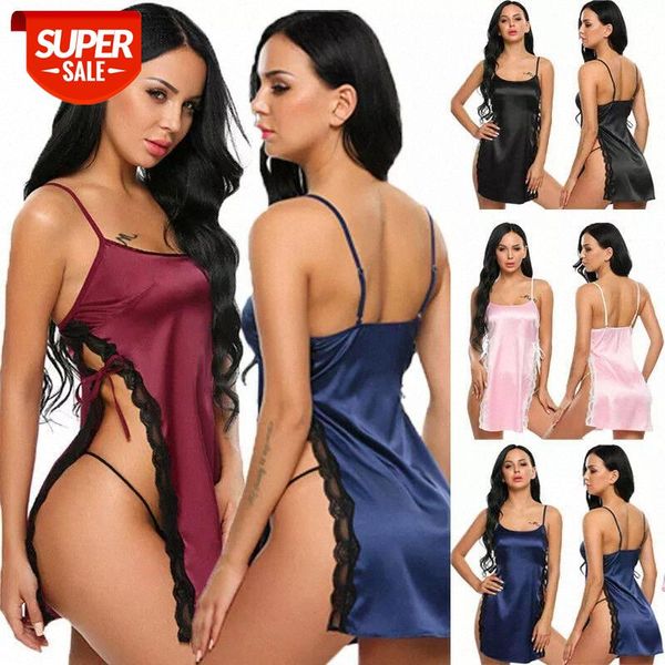 new fashion lingerie womens silk lace robe babydoll nightdress nightgown women sleepwear #q08y, Black;white
new fashion lingerie womens silk lace robe babydoll nightdress nightgown women sleepwear #q08y, Black;white