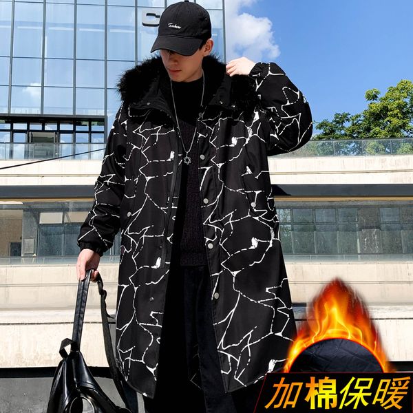 2021 Winter Cotton-padded Clothes Thicken Quality Printing Jacket Men's Jackets, with Male Hood, QQYN, Black
2021 Winter Cotton-padded Clothes Thicken Quality Printing Jacket Men's Jackets, with Male Hood, QQYN, Black