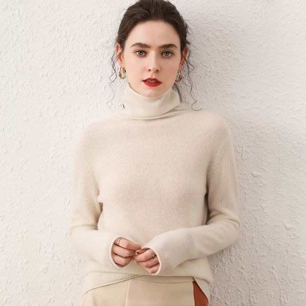 turtleneck pullover warm thickening female long sleeve women's sweater knitting jumper autumn winter women sweater 100% cashmere lj2011, White;black
turtleneck pullover warm thickening female long sleeve women's sweater knitting jumper autumn winter women sweater 100% cashmere lj2011, White;black