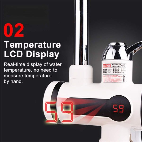 3000w 2 in 1 led display instant electric water heater faucet tap cold faucet tankless kitchen water heater fast heating qylxkq mywjqq
3000w 2 in 1 led display instant electric water heater faucet tap cold faucet tankless kitchen water heater fast heating qylxkq mywjqq