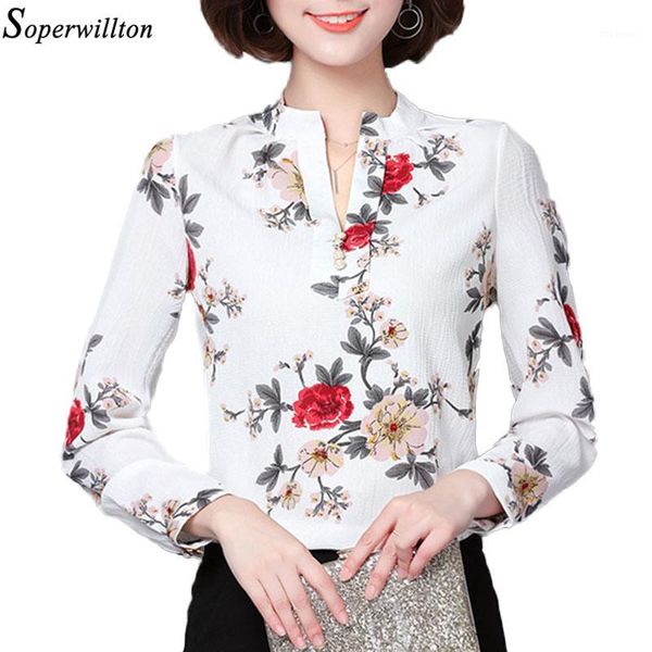 2019 fashion blouse women shirt long sleeve chiffon floral print office shirt ladies female clothing blusas plus size 3xl h21, White
2019 fashion blouse women shirt long sleeve chiffon floral print office shirt ladies female clothing blusas plus size 3xl h21, White