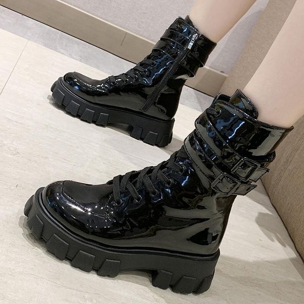 лакированной була тхи платформа наклонного дна пятки lace up front мартин сапоги мотоцикл сапоги bootie женщина леди обувь -40, Black
лакированной була тхи платформа наклонного дна пятки lace up front мартин сапоги мотоцикл сапоги bootie женщина леди обувь -40, Black