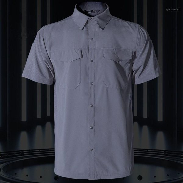 outdoor shirts summer quick dry short sleeve army fan tactical shirt mens thin breathable lapel cargo hiking shirt1, Gray;blue
outdoor shirts summer quick dry short sleeve army fan tactical shirt mens thin breathable lapel cargo hiking shirt1, Gray;blue