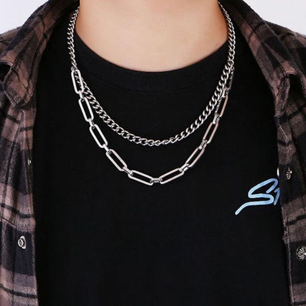 2020 indie goth punk layered chain necklace neck chains grunge aesthetic e girl boy accessories harajuku hip hop rock jewelry1, Golden;silver
2020 indie goth punk layered chain necklace neck chains grunge aesthetic e girl boy accessories harajuku hip hop rock jewelry1, Golden;silver