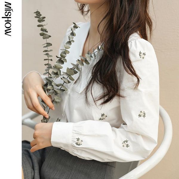 mishow 2020 autumn shirts for women office lady embroidery long sleeve elegant female slim clothing mx20c4296, White
mishow 2020 autumn shirts for women office lady embroidery long sleeve elegant female slim clothing mx20c4296, White