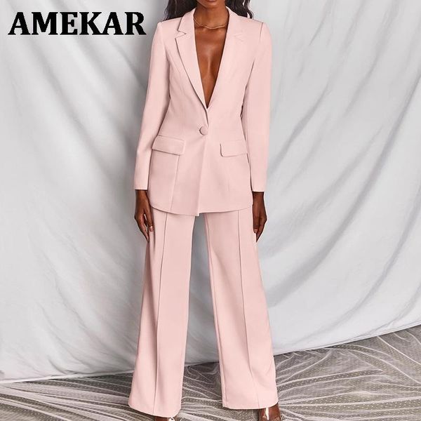 women's two piece pants blazer set formal suits buttons nine office ladies pantsuit red pink business suit women, White
women's two piece pants blazer set formal suits buttons nine office ladies pantsuit red pink business suit women, White