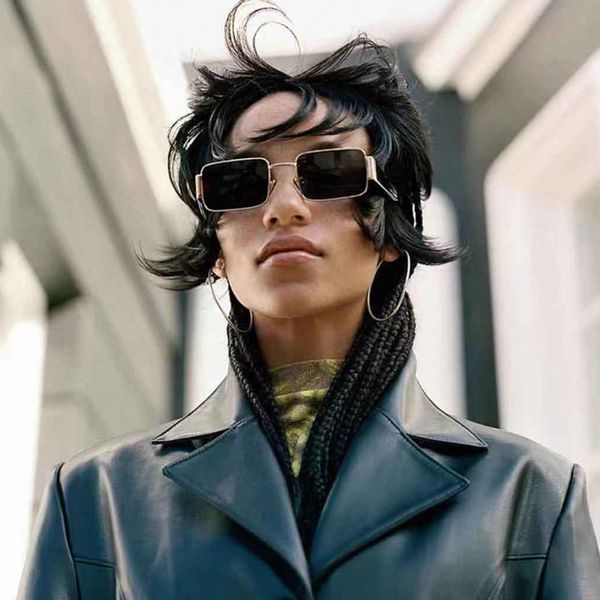 modern retro square light frame brand sunglasses summer sunglasses carved shelf ig fashion celebrity sun glassess uv400, White;black
modern retro square light frame brand sunglasses summer sunglasses carved shelf ig fashion celebrity sun glassess uv400, White;black