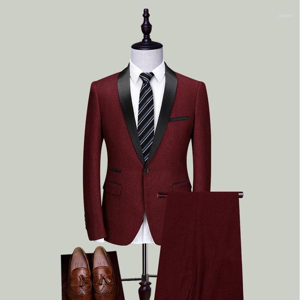 2019 men two-piece suits autumn cultivate one's morality youth different color led red suit suits man groom wedding dress1, White;black
2019 men two-piece suits autumn cultivate one's morality youth different color led red suit suits man groom wedding dress1, White;black