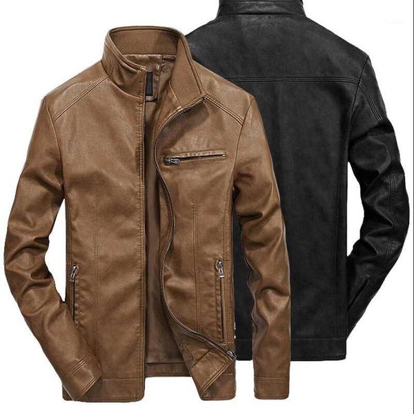 locomotive washed pu leather standing collar casual leather coat men's pu jackets moto jackets oblique zipper1, Black
locomotive washed pu leather standing collar casual leather coat men's pu jackets moto jackets oblique zipper1, Black