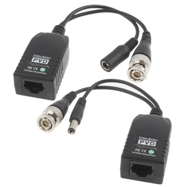 1-ch passive power video balun connector
1-ch passive power video balun connector