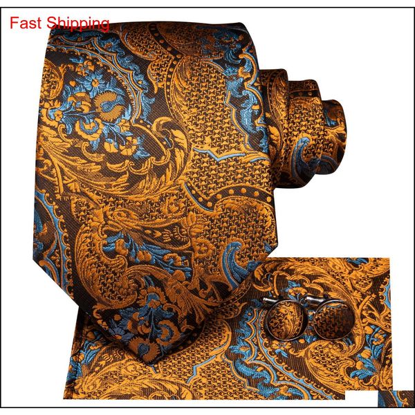 fast shipping mens silk ties designers fashion yellow black paisley tie hanky cufflinks sets for mens formal we qyltqm bde_home, Black;blue
fast shipping mens silk ties designers fashion yellow black paisley tie hanky cufflinks sets for mens formal we qyltqm bde_home, Black;blue