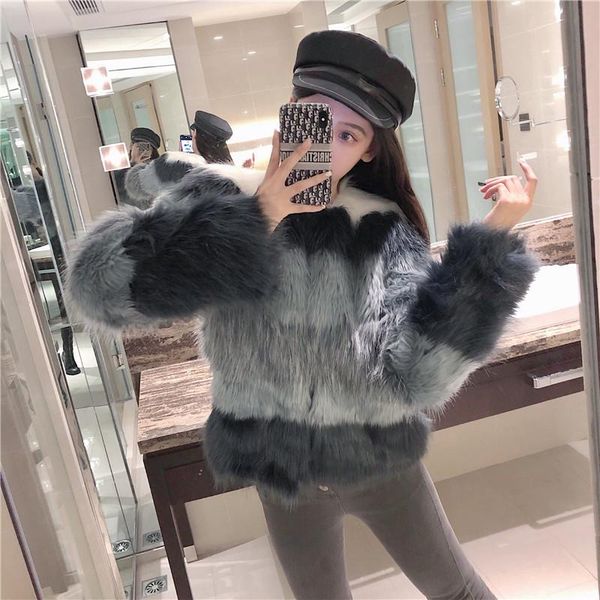 women's fur & faux winter 2021 thickened cashmere coat korean loose sheared one piece top, Black
women's fur & faux winter 2021 thickened cashmere coat korean loose sheared one piece top, Black