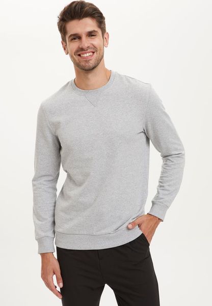 defacto man sweat shirt-r6412az20au1, Black