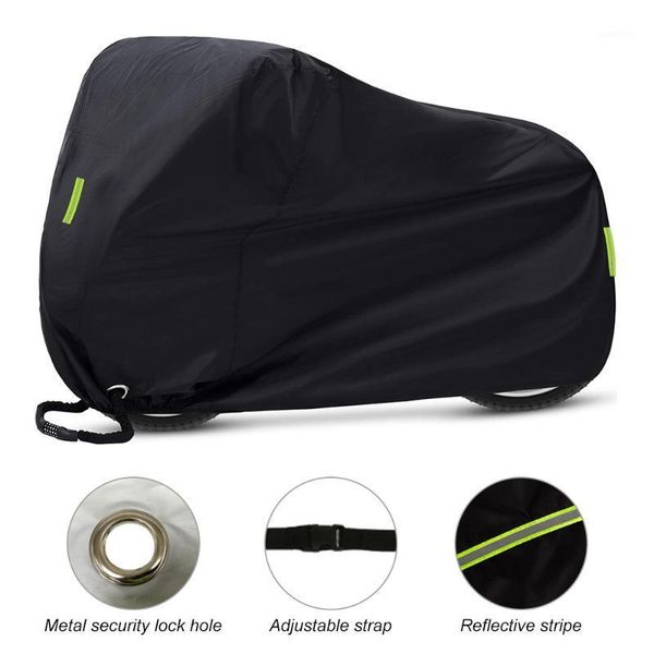 bicycle cover universal outdoor uv protector waterproof rain dustproof motor bike cover with lock-holes 200 x 110 x 70cm1
bicycle cover universal outdoor uv protector waterproof rain dustproof motor bike cover with lock-holes 200 x 110 x 70cm1