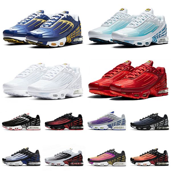 new arrival 2021 tn 3 mens women running shoes laser blue all white deep royal z gold crimson red tuned trainers sneakers 36-45, White;red
new arrival 2021 tn 3 mens women running shoes laser blue all white deep royal z gold crimson red tuned trainers sneakers 36-45, White;red