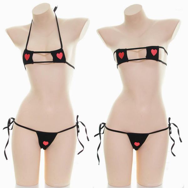 mistress gifts three-point set micro bikini extreme erotic embroidery love cube banded uniform temptation kawaii lingerie1, Red;black
mistress gifts three-point set micro bikini extreme erotic embroidery love cube banded uniform temptation kawaii lingerie1, Red;black
