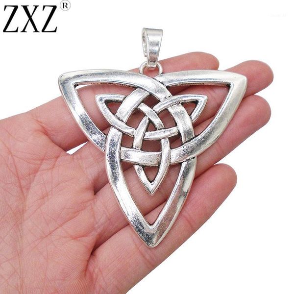 zxz 2pcs antique sier large keltic knot trinity triquetra charms pendants for necklace jewelry making findings 68x65mm1, Black
zxz 2pcs antique sier large keltic knot trinity triquetra charms pendants for necklace jewelry making findings 68x65mm1, Black