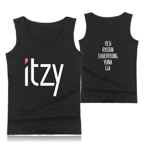 kpop mixnine itzy yuna ryujin chaeryeong lia yeji korean style tank mens casual summer clothing print hip hop tank shirt1, White;black
kpop mixnine itzy yuna ryujin chaeryeong lia yeji korean style tank mens casual summer clothing print hip hop tank shirt1, White;black