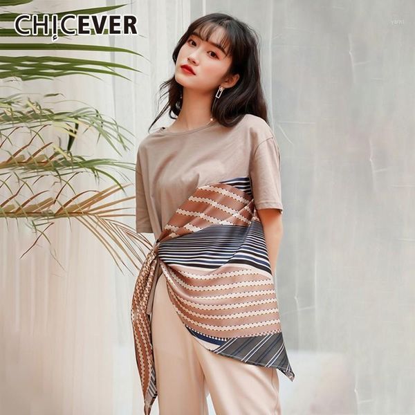 chicever summer streetwear patchwork striped women t shirt o neck short sleeve split irregular female clothing 2020 fashion1, White
chicever summer streetwear patchwork striped women t shirt o neck short sleeve split irregular female clothing 2020 fashion1, White