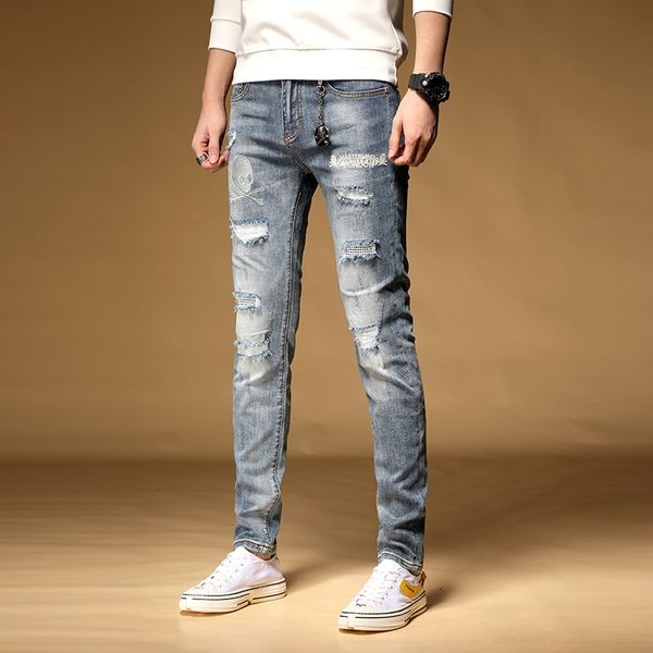 spring new products tight pants and embroidered leggings jeans men's pants embroidered men's jeans 7672 wd3rm, Blue
spring new products tight pants and embroidered leggings jeans men's pants embroidered men's jeans 7672 wd3rm, Blue