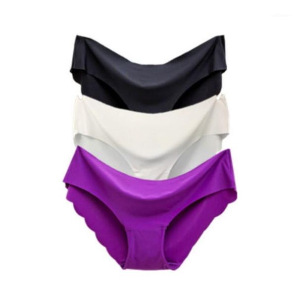 3 pc solid color ladies women seamless panties ice silk underwear g string underpants lingerie briefs hipster intimates1, Black;pink
3 pc solid color ladies women seamless panties ice silk underwear g string underpants lingerie briefs hipster intimates1, Black;pink