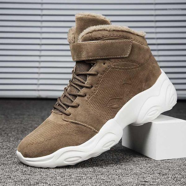 winter snow boots men cotton shoes high chunky shoes cold-resistant high-elastic fashion casual sneakers with fur large size1, Black
winter snow boots men cotton shoes high chunky shoes cold-resistant high-elastic fashion casual sneakers with fur large size1, Black