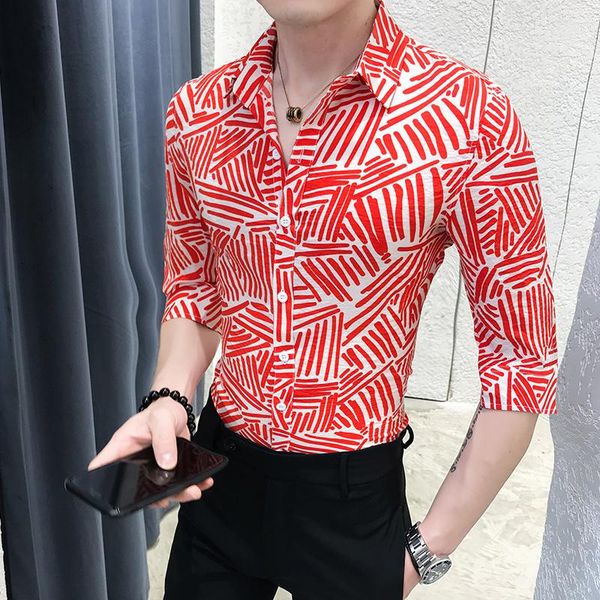 высококачественные дизайнерские рубашки мужчины половина рукавом slim fit рубашки платья night club party streetwear социальная blusa камиза, White;black
высококачественные дизайнерские рубашки мужчины половина рукавом slim fit рубашки платья night club party streetwear социальная blusa камиза, White;black