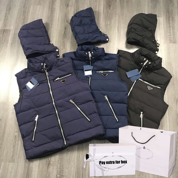 mens parkas vest 2020 new hooded down coat winter thicker jackets casual solid color vests with zipper pockets 3 colors wholesale, Black
mens parkas vest 2020 new hooded down coat winter thicker jackets casual solid color vests with zipper pockets 3 colors wholesale, Black
