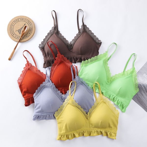 3Pieces/Lot Lace Bra Women Sexy Lingerie French Bralette Comfortable Seamless Underwear Push Up Bra, Yellow
3Pieces/Lot Lace Bra Women Sexy Lingerie French Bralette Comfortable Seamless Underwear Push Up Bra, Yellow