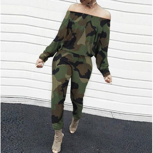 women off shoulder camo printed long sleeve jumpsuit casual female romper overall print army green jumpsuit1, Black;white
women off shoulder camo printed long sleeve jumpsuit casual female romper overall print army green jumpsuit1, Black;white