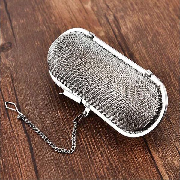 new 304 stainless steel tea ball strainer mesh herbal infuser filter tea leaf spice tea strainer for teapot kitchen tool
new 304 stainless steel tea ball strainer mesh herbal infuser filter tea leaf spice tea strainer for teapot kitchen tool