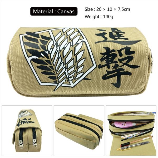 attack on titan uzumaki naruto boys girls cartoon canvas pencil case bag school pouches children pen bag kids purse wallet, Red;black
attack on titan uzumaki naruto boys girls cartoon canvas pencil case bag school pouches children pen bag kids purse wallet, Red;black