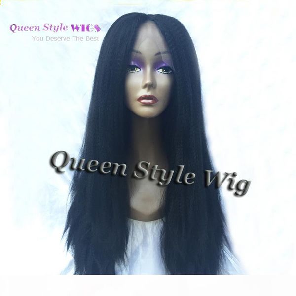 180% density hand woven synthetic lace front wig italian yaki kinky curl black color hair wig lace front wigs for black women
180% density hand woven synthetic lace front wig italian yaki kinky curl black color hair wig lace front wigs for black women